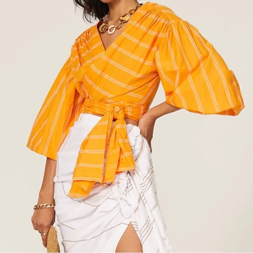 Acler
Wyatt Wrap Blouse Size US 10